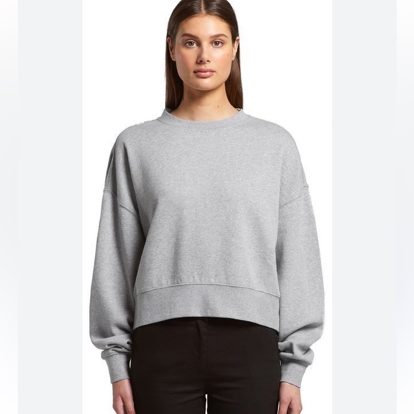 AS COLOUR Women's Oversized Crew Sweatshirt size medium - Picture 1 of 4